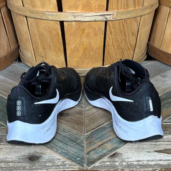 Nike Air Zoom Pegasus 37 Black White BQ9647-002 Running Shoes Womens Size 8.5 - Picture 8 of 11